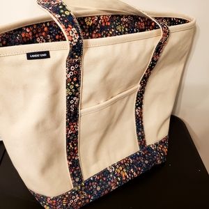 Lands End Large Canvas Tote